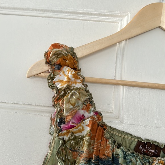 Speed control, 100% cotton, smart sundress. Floral pattern size 1X. - Picture 4 of 8